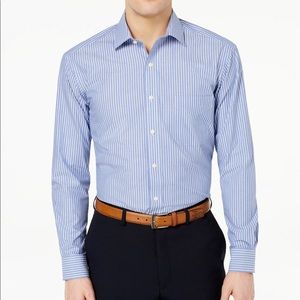 Club Room Men's Classic/Regular Fit
Stripe Dress Shirt SIZE: 17.5 32/33